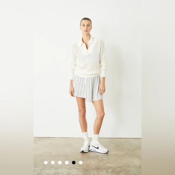 Varley Light Gray Mini Skirt - Picture 6 of 14